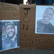 People gather for a march, rally and candle light vigil in honor Jonathan Price on October 5, 2020 in Wolfe City, Texas. Wolfe City police officer Shaun Lucas has been charged in relation to the fatal shooting of Price on October 3, 2020 after Price was allegedly trying to stop a domestic dispute.